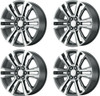 Set 4 Performance Replicas PR182 20x9 6x5.5 Gunmetal Machined Wheels 20" 24mm