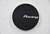 Enkei Racing Brushed Black w/ Silver Logo Wheel Center Cap Hub Cap CAP56C 2.625" Snap In