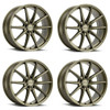Set 4 18" Petrol P4B 18x8 5x4.5 Matte Bronze Wheels 40mm Rims