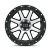 Set 4 Black Rhino Coyote 18x9 5x5 Black Machine Stainless Bolts Wheels 18" -18mm