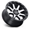 Set 4 Black Rhino Coyote 18x9 5x5 Black Machine Stainless Bolts Wheels 18" -18mm