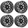 Set 4 XD XD860 Onslaught 20x10 6x135 Gloss Black Milled Wheels 20" -18mm Rims Set 4 XD XD860 Onslaught 20x10 6x135 Gloss Black Milled Wheels 20" -18mm Rims