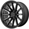 Set 4 XD XD855 Luxe 17x9 6x120 Black Machined With Gray Tint Wheels 17" 18mm
