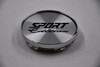 Sport Edition Chrome & Machined w/ Black Lettering Wheel Center Cap Hub Cap SPE14(U) 2.3.75" Snap In