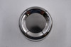 Topline Chrome Wheel Center Cap Hub Cap C141S 3.625" Push Thru, No Logo/Insert