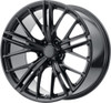 Set 4 Performance Replicas PR194 20x10 5x120 Gloss Black Wheels 20" 35mm Rims