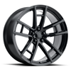 Set 4 20" Performance Replicas PR195 20x9 5x115 Gloss Black Wheels 20mm Rims