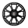 Set 4 XD XD825 Buck 25 20x10 8x170 Gloss Black Milled Wheels 20" -24mm Rims