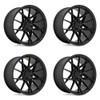 Set 4 TSW Sector 20x10.5 5x4.5 Semi Gloss Black Wheels 20" 41mm Rims