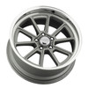 Set 4 American Racing Vintage VN510 Draft 18x10 5x4.5 0mm Vintage Silver Wheels