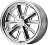 Set 4 American Racing Vintage VN427 Shelby Cobra 17x8 5x4.5 Polished Wheels 17"