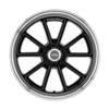 Set 4 20" American Racing Vintage VN510 Draft 20x8.5 5x4.75 6mm Black Diamond