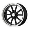Set 4 20" American Racing Vintage VN510 Draft 20x8.5 5x4.75 6mm Black Diamond