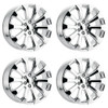 Set 4 Performance Replicas PR204 22x9 6x5.5 Chrome Wheels 22" 28mm Rims