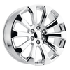 Set 4 Performance Replicas PR204 22x9 6x5.5 Chrome Wheels 22" 28mm Rims