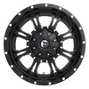 Fuel 1PC D517 Krank 17x9 8x6.5 Matte Black Milled Wheel 17" -12mm Rim
