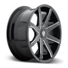 DUB 1PC S109 Push 20x8.5 6x132 Gloss Black Milled Wheel 20" 30mm For Buick GMC