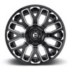 Fuel 1PC D623 Warrior 20x9 6x135 6x5.5 Gloss Black Milled Wheel 20" 1mm Rim