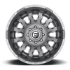 20" Fuel 1PC D693 Blitz 20x8.25 8x6.5 Platinum Wheel -246mm Rear Dually Rim