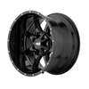 16" Moto Metal MO970 Gloss Black With Milled Lip Wheel 6X135/5.5 0mm Rim