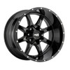 16" Moto Metal MO970 Gloss Black With Milled Lip Wheel 6X135/5.5 0mm Rim