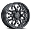 17" Black Rhino Hollister Gloss Black w/ Milled Spokes 17x9.5 6x5.5 Wheel -18mm