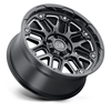 17" Black Rhino Hollister Gloss Black w/ Milled Spokes 17x9.5 6x5.5 Wheel -18mm