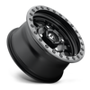 15" Fuel UTV D557 Anza 15x7 4x137 38mm Matte Black Gunmetal Ring Wheel ATV Rim