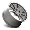 Motegi MR152 SS5 18x9.5 5x4.5 Gunmetal With Machined Lip Wheel 18" 40mm Rim