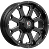 XD XD825 Buck 25 20x9 8x6.5 Gloss Black Milled Wheel 20" 0mm For GMC Ram Hummer