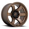 Fuel 1PC D768 Rush 18x9 5x5.0 Matte Bronze Wheel 18" -12mm Rim