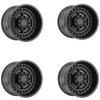 Set 4 Black Rhino Armory 20x9.5 8x6.5 Gun Black Wheels 20" 6mm Truck Rims