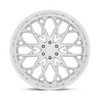 Set 4 DUB S264 OG 26x10 6x5.5 Silver With Diamond Cut Lip Wheels 26" 25mm Rims