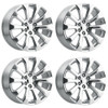 Set 4 Performance Replicas PR204 22x9 6x5.5 Polished Clear Coat Wheels 22" 28mm