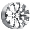 Set 4 Performance Replicas PR204 22x9 6x5.5 Polished Clear Coat Wheels 22" 28mm