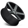 Set 4 DUB S116 Baller 24x9 5x115 Matte Black Double Tint Wheels 24" 15mm