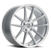 Set 4 Victor Equipment Zuffen 21x11 5x130 Silver W/ Brushed Face Wheels 21" 40mm