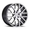 TSW Donington 22x10.5 5x120 Gunmetal Mirror Cut Face Wheel 22" 25mm Rim