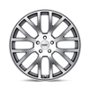 TSW Donington 22x10.5 5x120 Gunmetal Mirror Cut Face Wheel 22" 25mm Rim