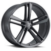 Set 4 OHM Lightning 22x11 5x120 Gloss Gunmetal Wheels 22" 30mm Rims