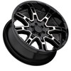 Set 4 Level 8 Slingshot 22x11.5 5x5 Black W/ Machined Face Wheels 22" -44mm Set 4 Level 8 Slingshot 22x11.5 5x5 Black W/ Machined Face Wheels 22" -44mm