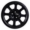 17" Tremor 103 Impact Satin Black Wheel 17x8.5 8x6.5 0mm For Chevy GMC Truck Rim