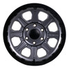 17" Tremor 103 Impact Graphite Grey Black Lip Wheel 17x8.5 5x5 0mm For Jeep Rim