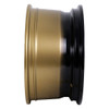 17" Tremor 103 Impact Gloss Gold Gloss Black Lip Wheel 17x8.5 8x6.5 0mm Rim