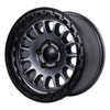 17" Tremor 104 Aftershock Graphite Grey Black Lip Wheel 17x8.5 5x5 0mm For Jeep
