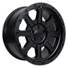 20" Tremor 103 Impact Satin Black Wheel 20x9 8x170 0mm For Ford Truck 8 Lug Rim