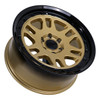 Set 4 17" Tremor 105 Shaker Gloss Gold Gloss Black Lip Wheels 17x8.5 5x5 0mm Rim
