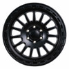 Set 4 17" Tremor 104 Aftershock Satin Black Black Wheels 17x8.5 5x150 0mm Rims