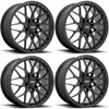 Set 4 Rotiform R190 19x10 5x120 Matte Black Wheels 19" 35mm Rims