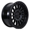 Set 4 17" Tremor 104 Aftershock Satin Black Wheels 17x8.5 8x6.5 0mm Truck Rims